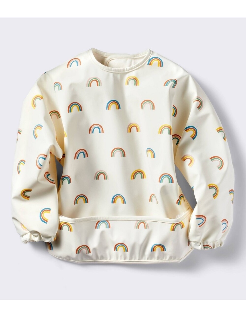 Cloud Island Rainbow Long Sleeve Bib 6 Months+ Nwt